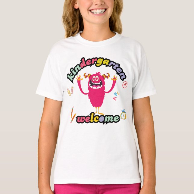 1st day of kindergarten T-Shirt (Front)