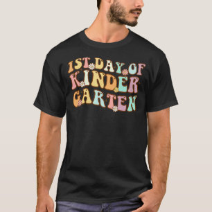 1st Day of Kindergarten Teacher Back to School Gir T-Shirt