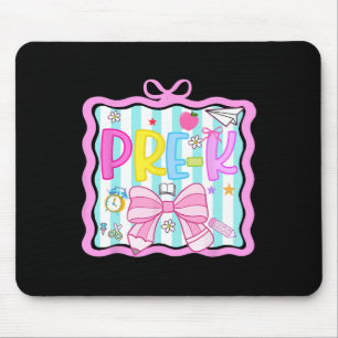 1st Day Of Pre-kindergarten Preppy Ck To School Co Mouse Pad