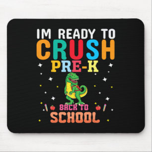 1st Day Of Preschool Girls Prek Boys Ck To School Mouse Pad