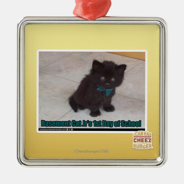 1st Day of School Metal Tree Decoration (Front)