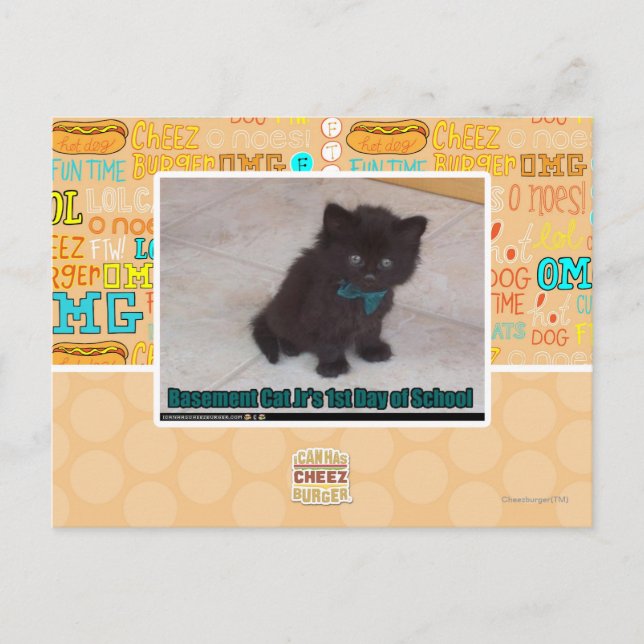1st Day of School Postcard (Front)