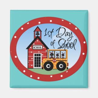 1st Day of School Tshirts and Gifts Magnet