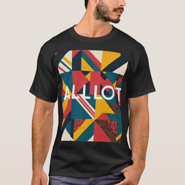 1st edition "alllot" retro design t-shirt (Front)