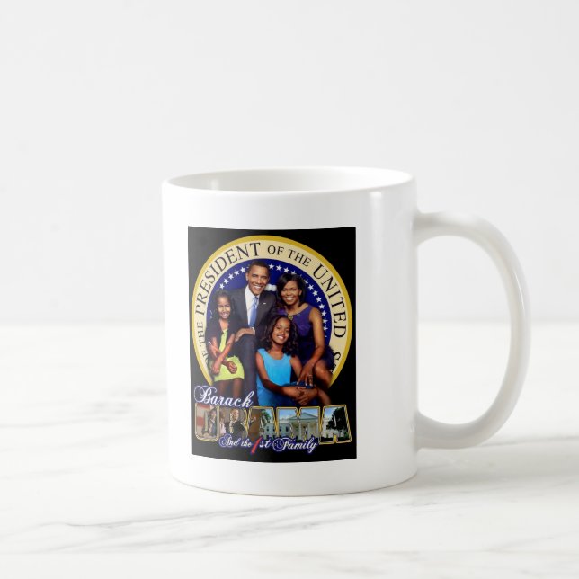 1st Family Barack Obama Coffee Mug (Right)