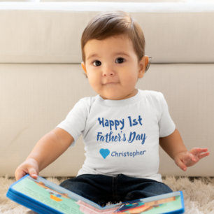 1st Father's Day Baby T-Shirt