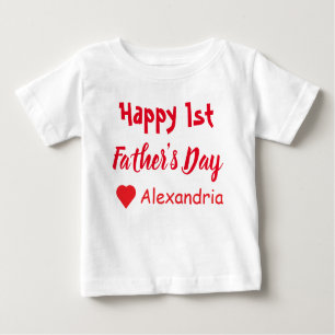 1st Father's Day Baby T-Shirt