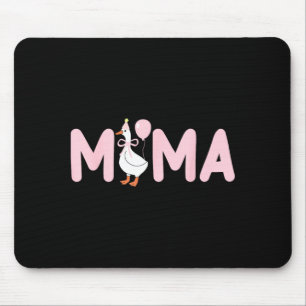 1st First Birthday One Silly Goose Mama Family Mouse Pad