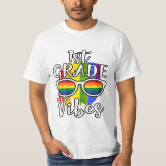 1st First Grade Vibes Back To School T-Shirt