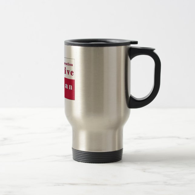 1st Generation Native Texan Flag Travel Mug (Right)