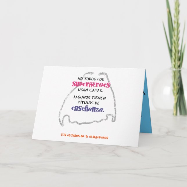 1st give me names 656732214. Not All the Superhero Card (Front)