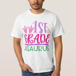 1st Grade asarus  white Men's Value T-Shirt