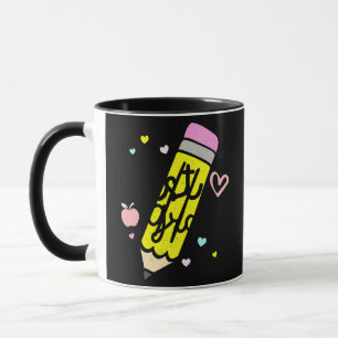 1st Grade Back to School First Day Pencil Teacher Mug