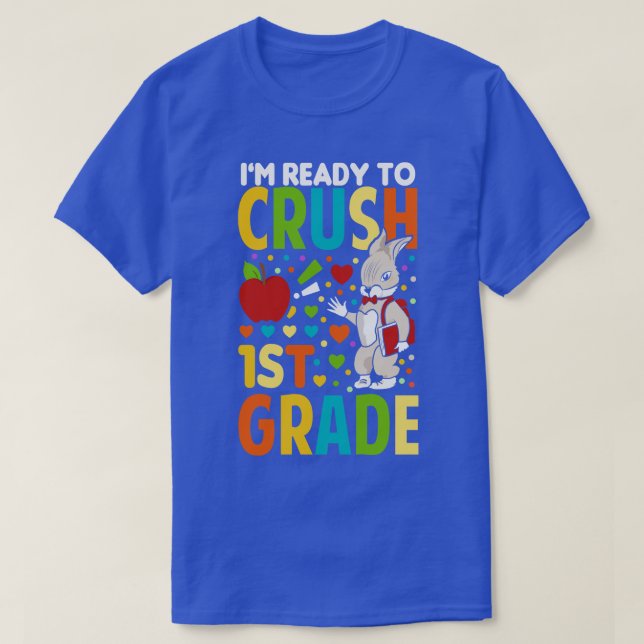 1st Grade Back To School T-Shirt (Design Front)