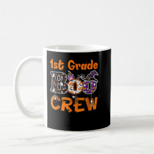1st Grade Boo Crew Teacher Student Funny Halloween Coffee Mug
