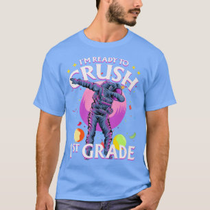 1st Grade Dabbing Astronaut Back to School Im Read T-Shirt
