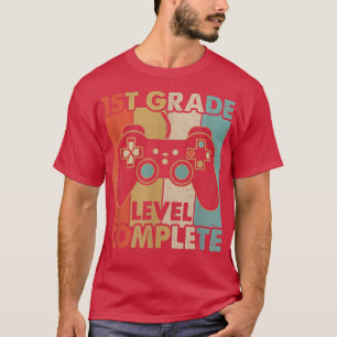 1St Grade Graduation Level Complete Video Games Bo T-Shirt