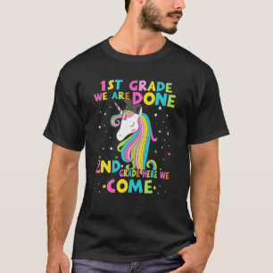 1ST GRADE Graduation Magical Unicorn 2ND GRADE Her T-Shirt