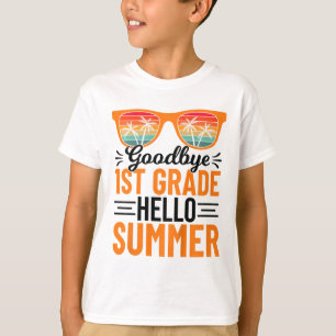 1st Grade Hello Summer 3  T-Shirt
