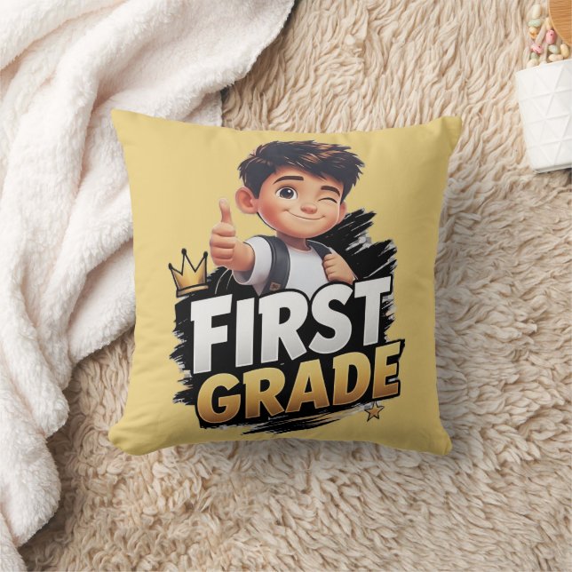 1st Grade Kid Gift Cushion (Blanket)