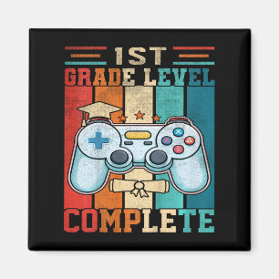 1st Grade Level Complete Gaming Last Day Of School Magnet