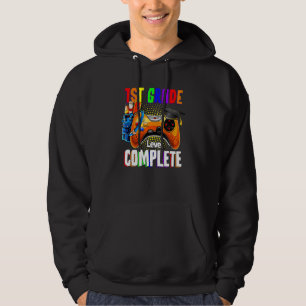 1st Grade Level Complete Last Day Of School Gradua Hoodie