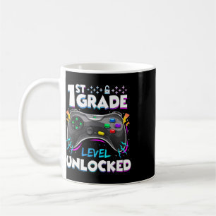1st Grade Level Unlocked Ck To School First Day Ga Coffee Mug