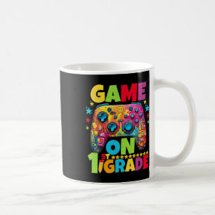1st Grade Level Unlocked Video Gamer Pixel Ck To S Coffee Mug