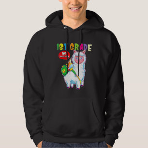 1st Grade No Probllama Cute First Grader Llama Hoodie