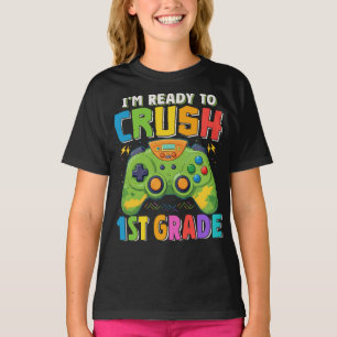1st Grade Rainbow Back to School Teacher T-Shirt