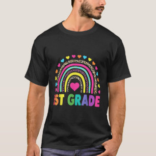 1St Grade Rainbow Teacher Squad Back To School Boy T-Shirt