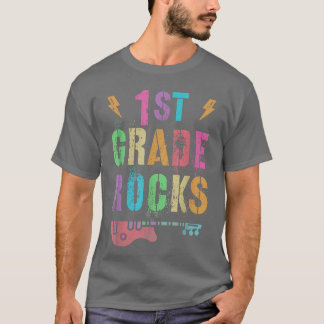 1st GRADE Rocks Student Teacher FIRST Grader Rocks T-Shirt