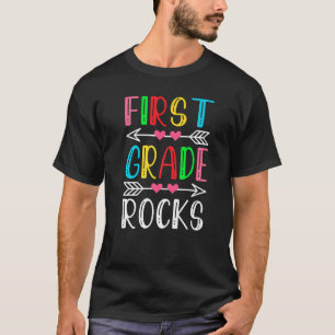 1st Grade Rocks  Students And Teachers Back To Sch T-Shirt
