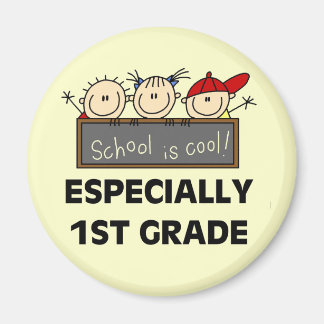 1st Grade School is Cool Tshirts and Gifts Magnet