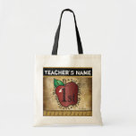 1st Grade School Teacher Rocks Vintage Styled Tote Bag<br><div class="desc">100% Customise-able. Fill in the box(es) or Click on the CUSTOMIZE IT button to change, move, delete or add any of the text or graphics. If you have any questions about this product or any other DesignsbyDonnaSiggy Products please contact me at siggyscott@comcast.net. I'll be happy to help. Thank you for...</div>