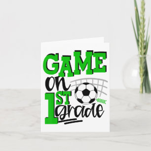 1st Grade Soccer First Day Of School Ck To School Card