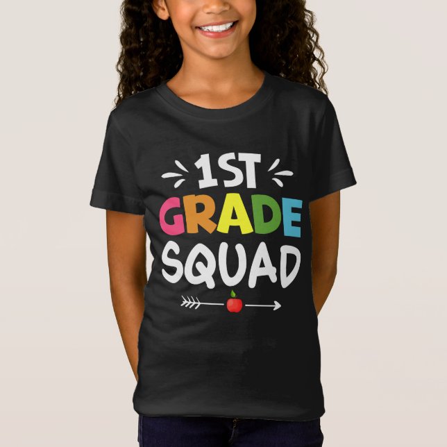 1st Grade Squad T-Shirt (Front)