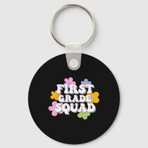 1st Grade Squad Team Back To School Teachers Stude Key Ring
