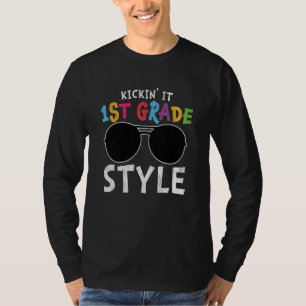 1st Grade Style First Day of School Student Gift T-Shirt