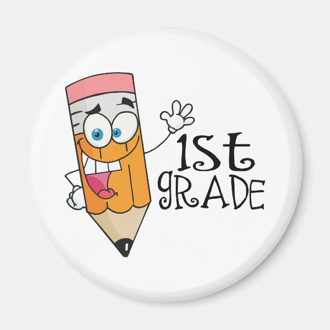 1st Grade Teacher End of Year Gift Magnet (Front)