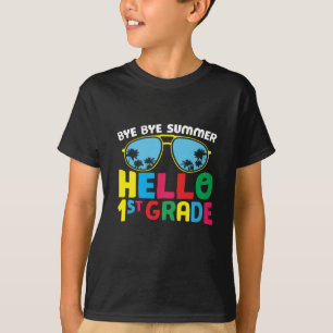 1st Grade Teacher Hello First Grade T-Shirt