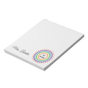 1st grade teacher notepad