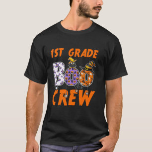 1st Grade Teacher Student Halloween First Grade Bo T-Shirt