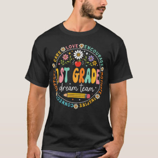 1St Grade Teacher Team Back To School First Grade T-Shirt