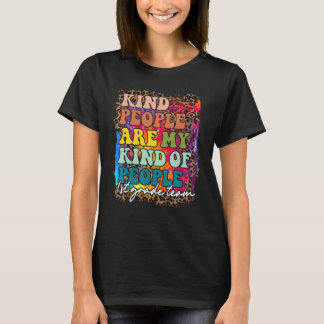 1st Grade Team Leopard Kind People Are My Kind Of  T-Shirt