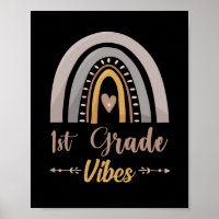 1st Grade Vibes Rainbow First Grade Back to School