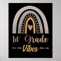 1st Grade Vibes Rainbow First Grade Back to School