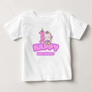 1st Happy Birthday Baby T-Shirt