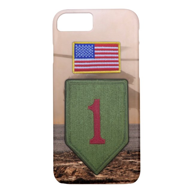 1st infantry big red 1 veterans vets Case-Mate iPhone case (Back)