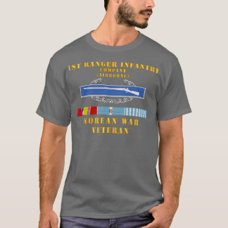 1st Infantry Company w CIB w KOREA SVC x T-Shirt